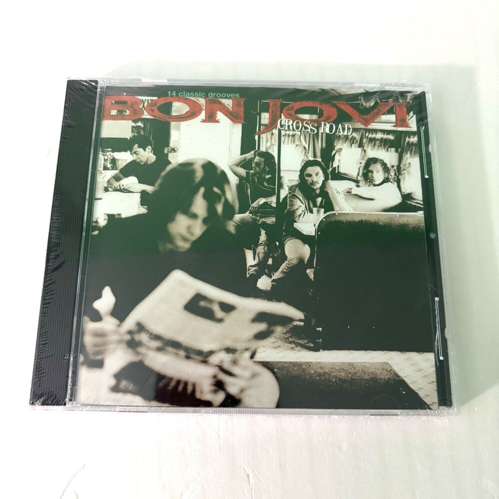 Bon Jovi Cross Road CD Best Of Greatest Hits 1994 90s Hard Rock Livin on Prayer